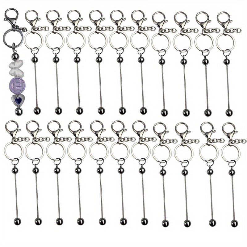 8ps 22psdiy silvery ladies keychain halloween keychain easter keychain christmas keychain details 3