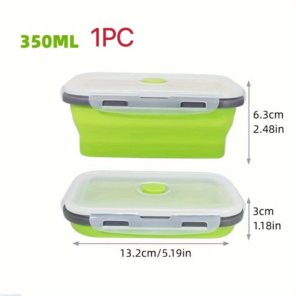 XMMSWDLA Silicone Collapsible Food Storage Containers with