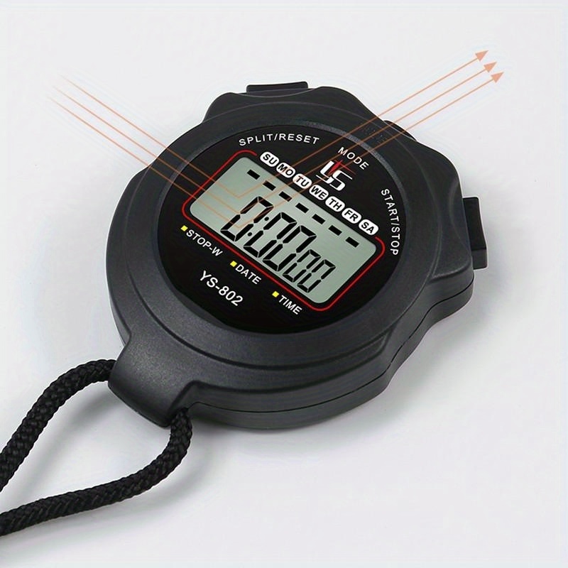 loopsun Two Rows Of Multi-channel Memory Training Sports Stopwatch