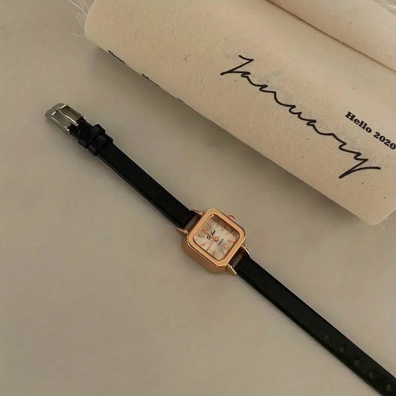 Relógio Feminino Luxuoso Com Ponteiro Quadrado Relógio De - Temu Portugal