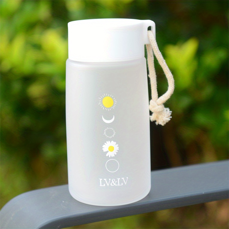 Daisy Plastic Water Bottles Bpa Free Creative Frosted Water - Temu