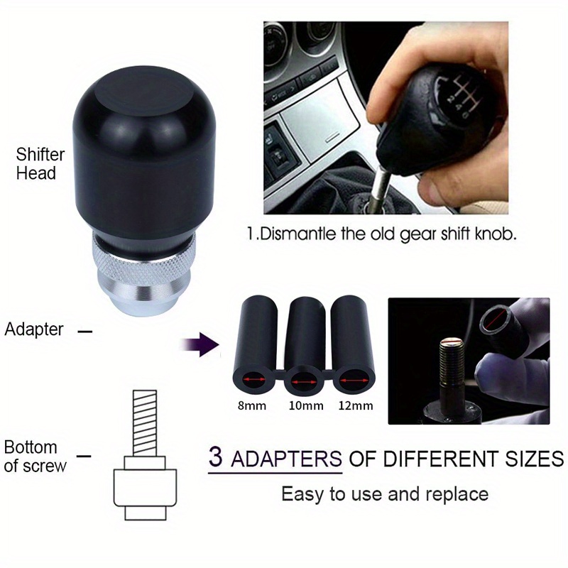 Jdm Universal Car Telescopic Adjustable Gear Shift Knob - Temu