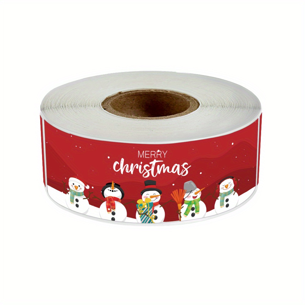 120pcs Xmas Stickers Santa Claus Packaging Seals