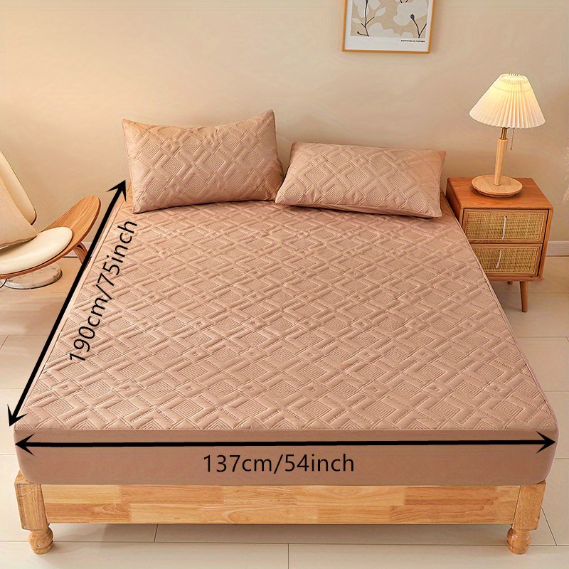 2023 new cotton thickened bed sheet non-slip mattress protector cotton