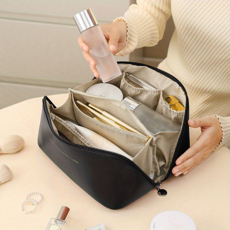 Rownyeon Small Makeup Bag Handy Travel Cosmetic