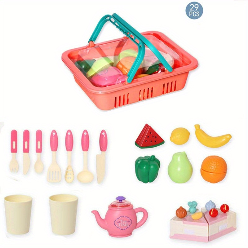 59 Peças Conjunto De Brinquedos De Cozinha De Simulação Infantil (Embalado  Em Caixa Colorida) Conjunto De Jogos De Culinária E Culinária Para Meninos  E Meninas Como Natal, Ação De Graças, Presentes De