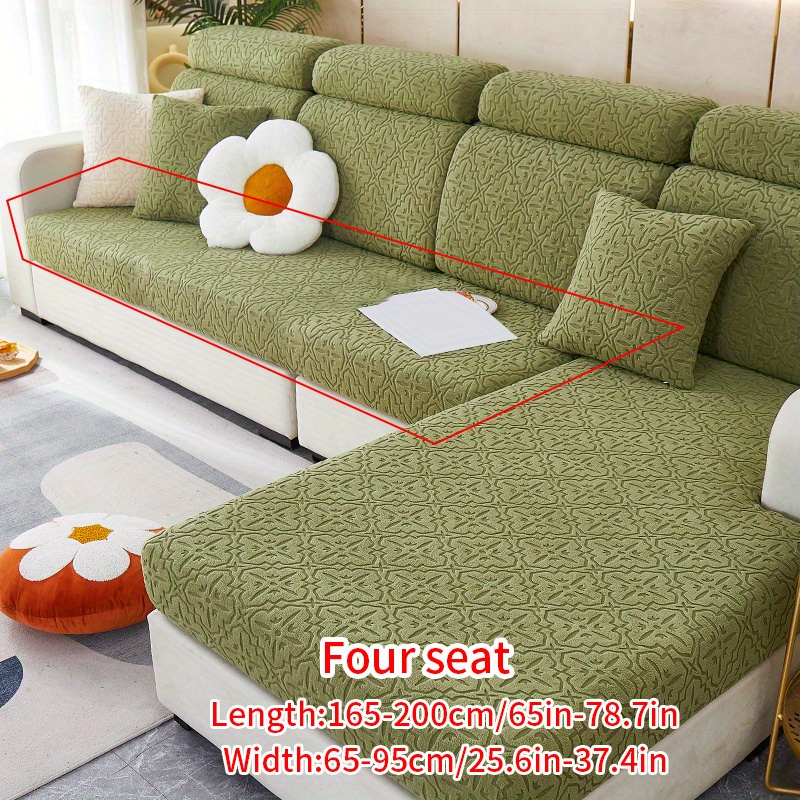 Houndstooth Sofa Slipcover, Polyester Non-slip Sofa Cover, Couch Cover Four  Seasons Universal Furniture Protector For Bedroom Office Living Room Home  Decor - Temu