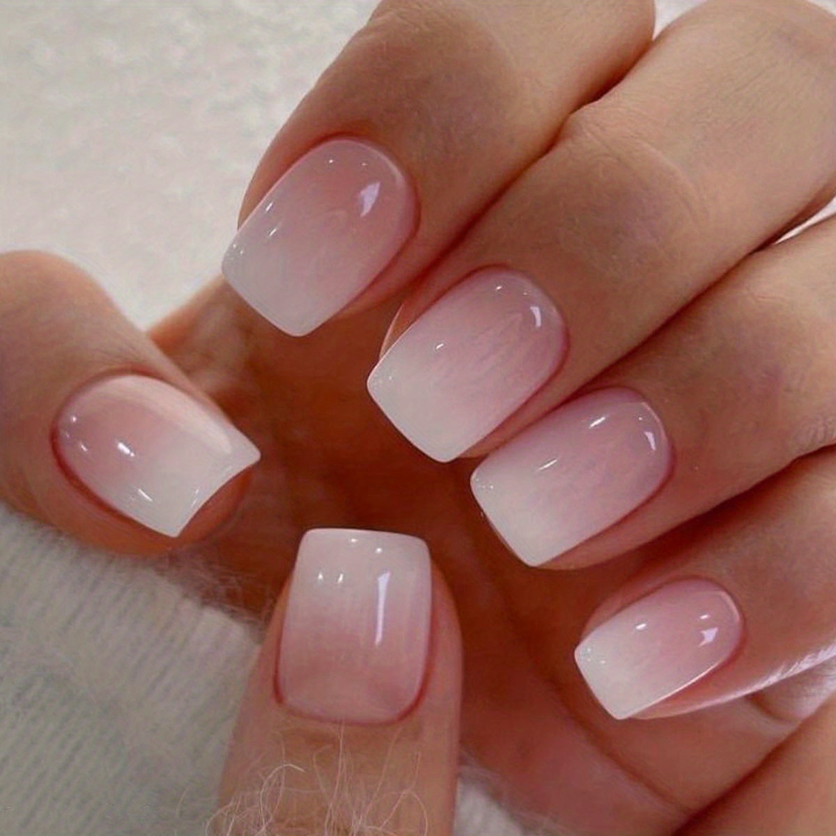 70 Stylish Nail Art Ideas To Try Now : Pink and Orange Swirl Short Square  Nails