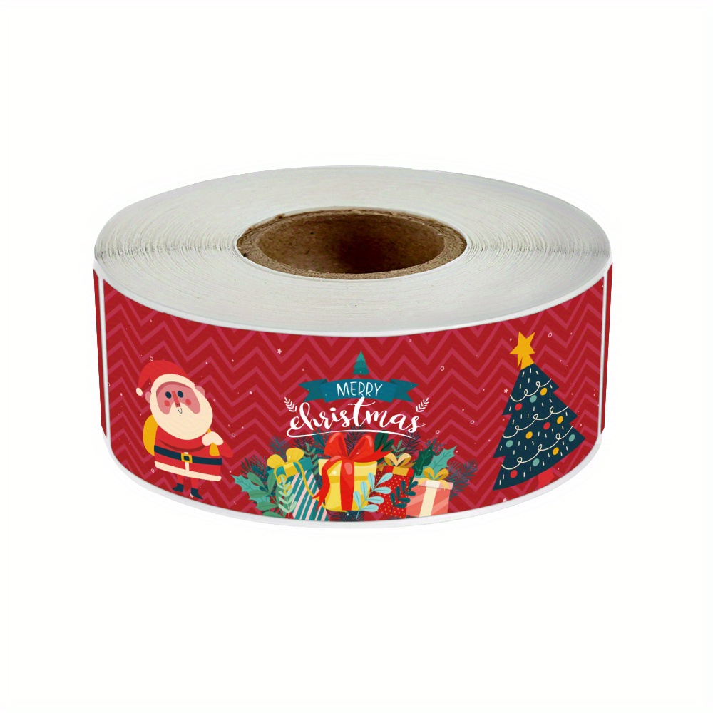 120pcs Xmas Stickers Santa Claus Packaging Seals