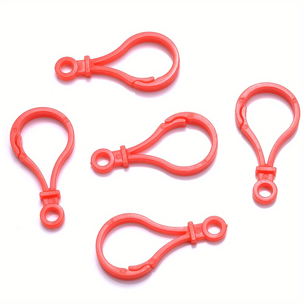 bulb shaped plastic snap clasp hooks