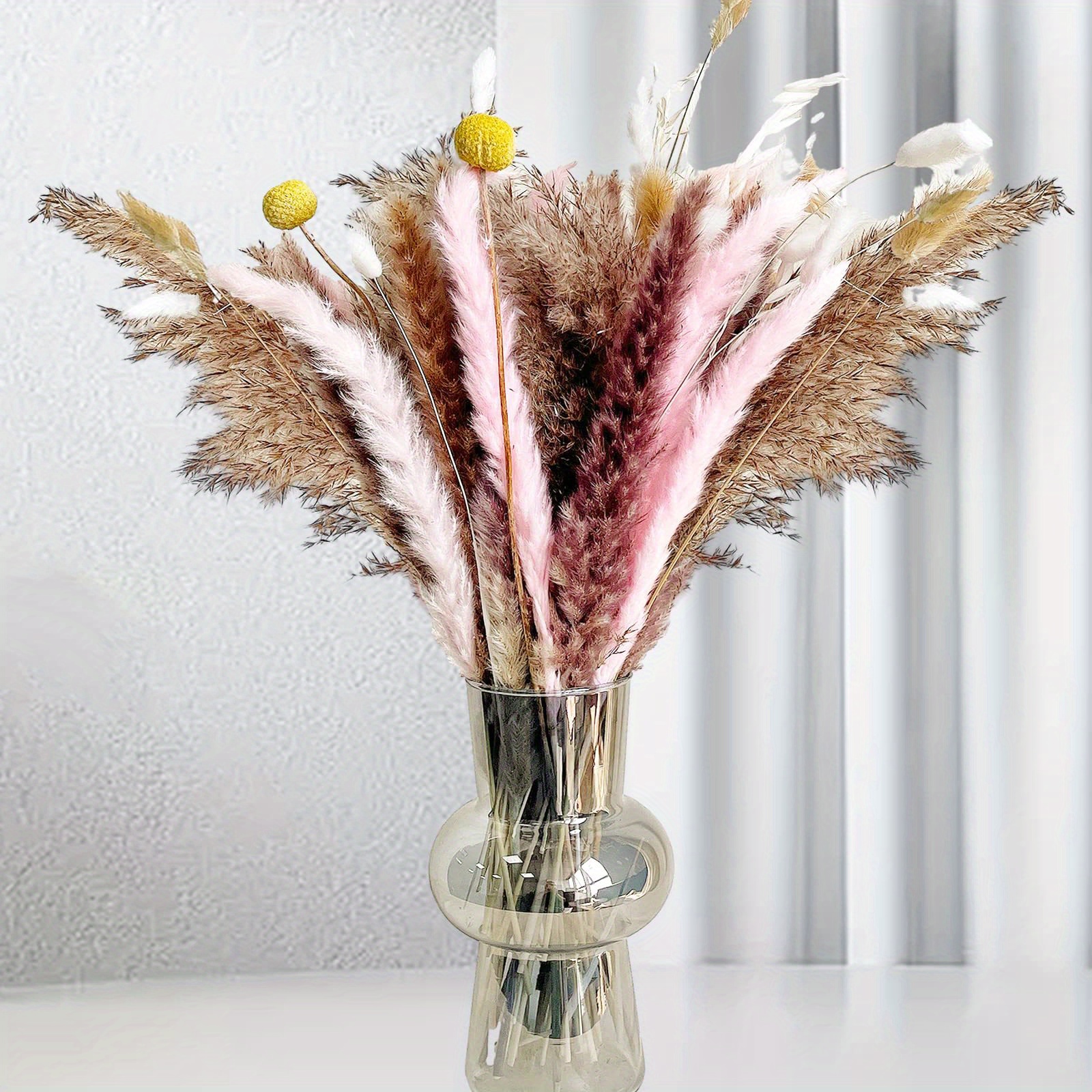 Autumn Color Bouquet Natural Pampas Grass Flower - Temu