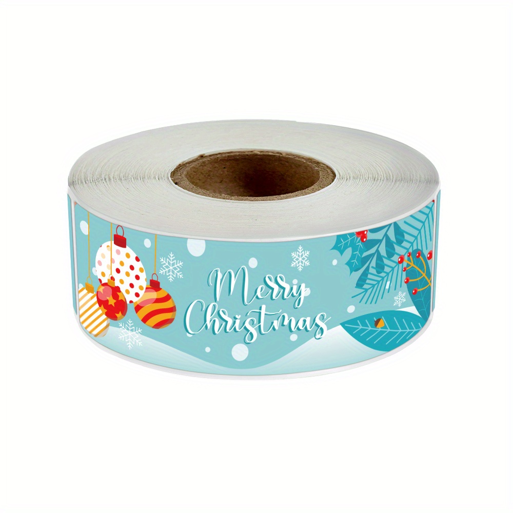 120pcs Xmas Stickers Santa Claus Packaging Seals