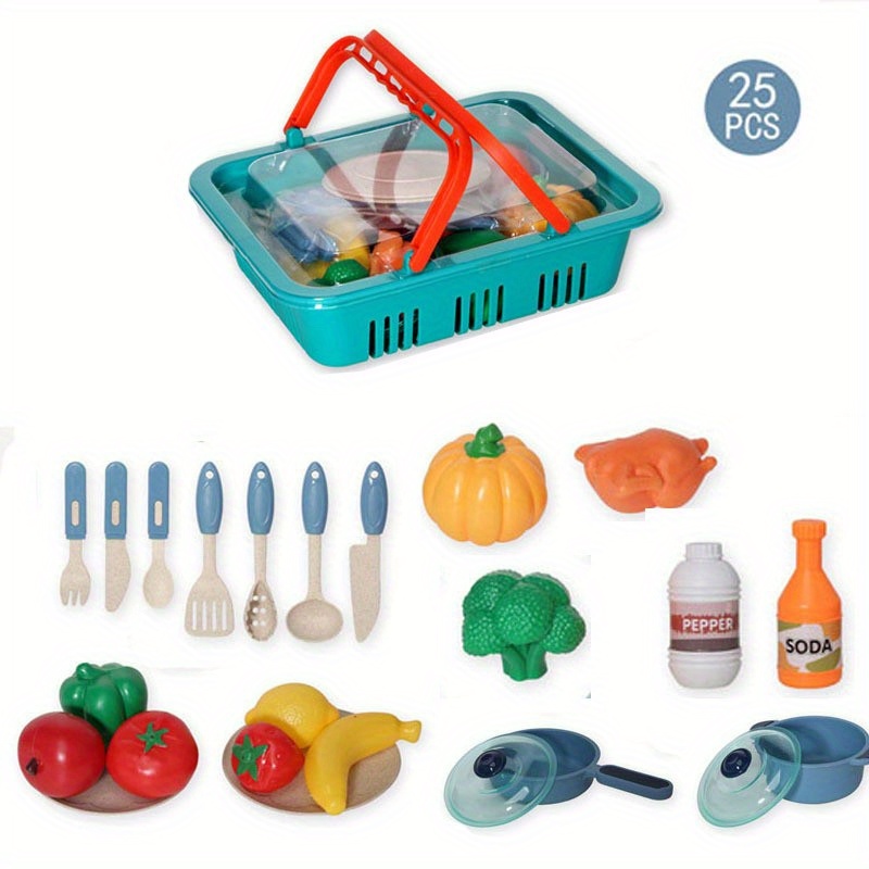 59 Peças Conjunto De Brinquedos De Cozinha De Simulação Infantil (Embalado  Em Caixa Colorida) Conjunto De Jogos De Culinária E Culinária Para Meninos  E Meninas Como Natal, Ação De Graças, Presentes De