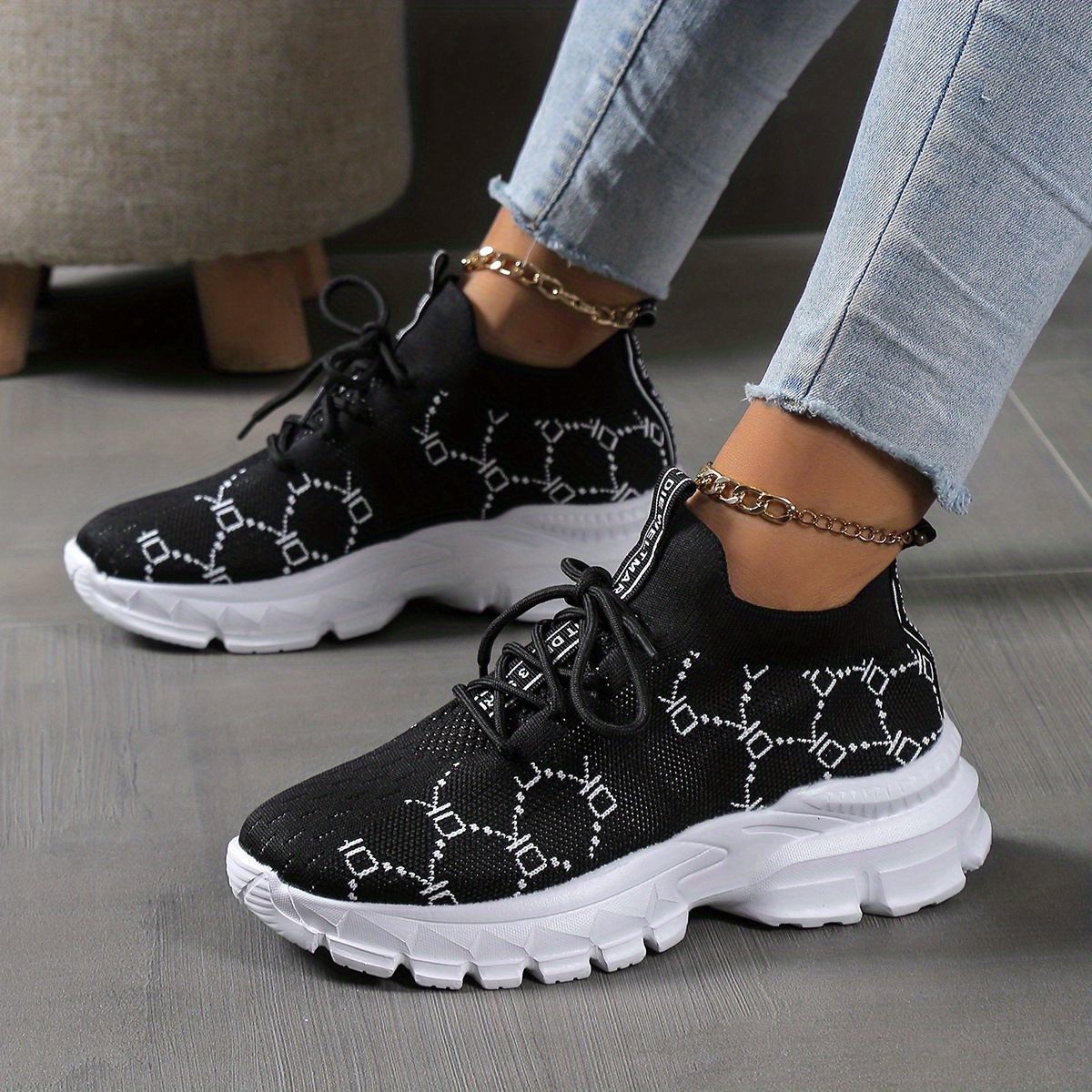 Comfortable Shoes Women White, Women's Black Autumn Shoes