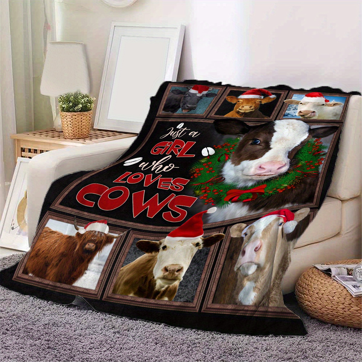 Soft cow online blanket