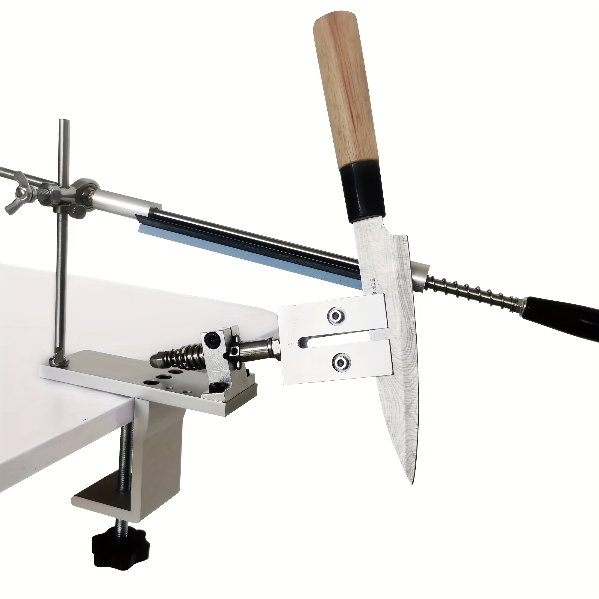360 rotary Professional Kitchen Knife sharpener Sharpening System Apex KME  Edge