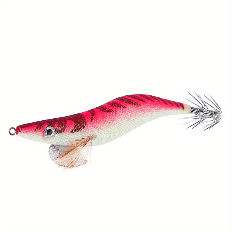 Htdob Wood Shrimp Squid Fishing Bait 2.0# 2.5# 3.0#Hook Wooden Shrimp Squid  Jigs Sea Fishing Lures Artificial Lure T191020 From Chao07, $21.39