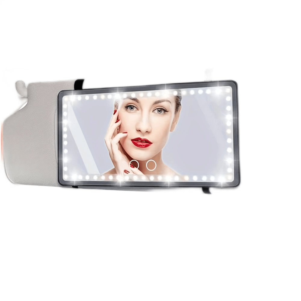 Auto Innen Visier Spiegel Make-Up Spiegel LED Schalter Sonne Hohe