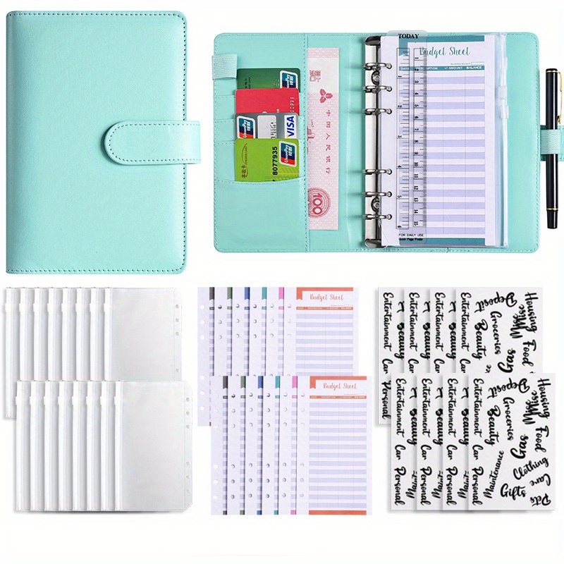 Budget Binder, Organizador De Dinero, Sobres En Efectivo Par