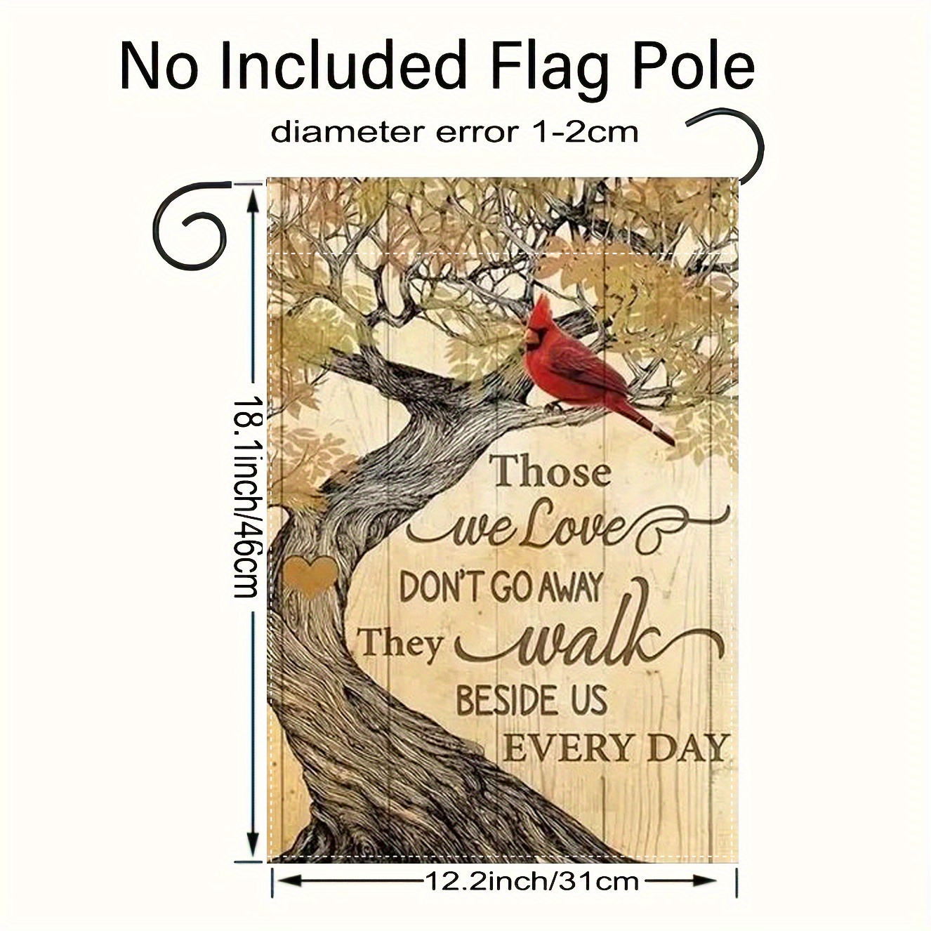 Garden Flag Bird Heaven Portrait Gift Family - Temu Denmark