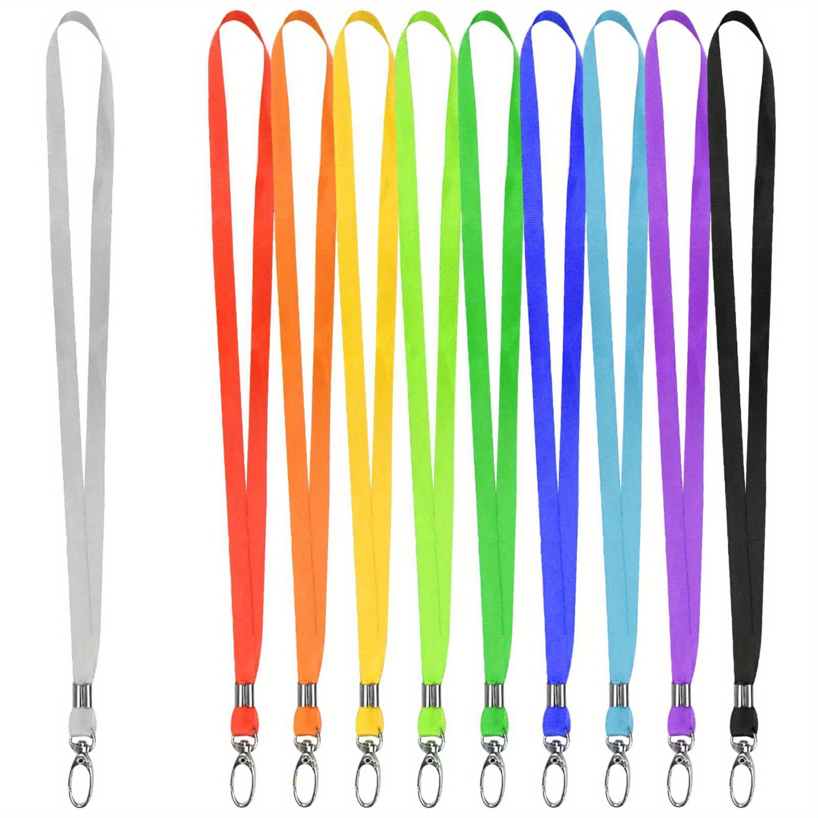 TEMU 10pcs Random Simple Tied Hook Bag Lanyard Student Card Document Chest Tag Lanyard