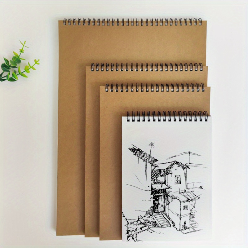 2 Sketch Pad Side Bound Spiral 8.5 x 11 30 Sheet Each Drawing Paper Sketchbook