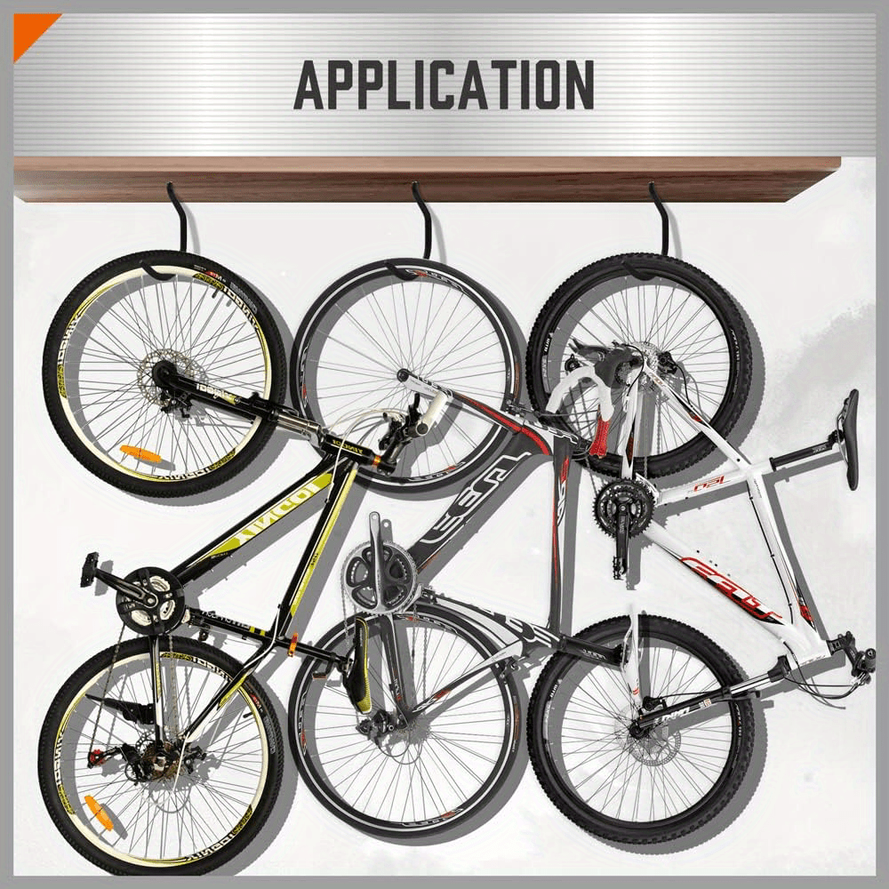 Heavy Duty Bicycle Hangers Pvc Coating Bike Hooks Garage - Temu Japan