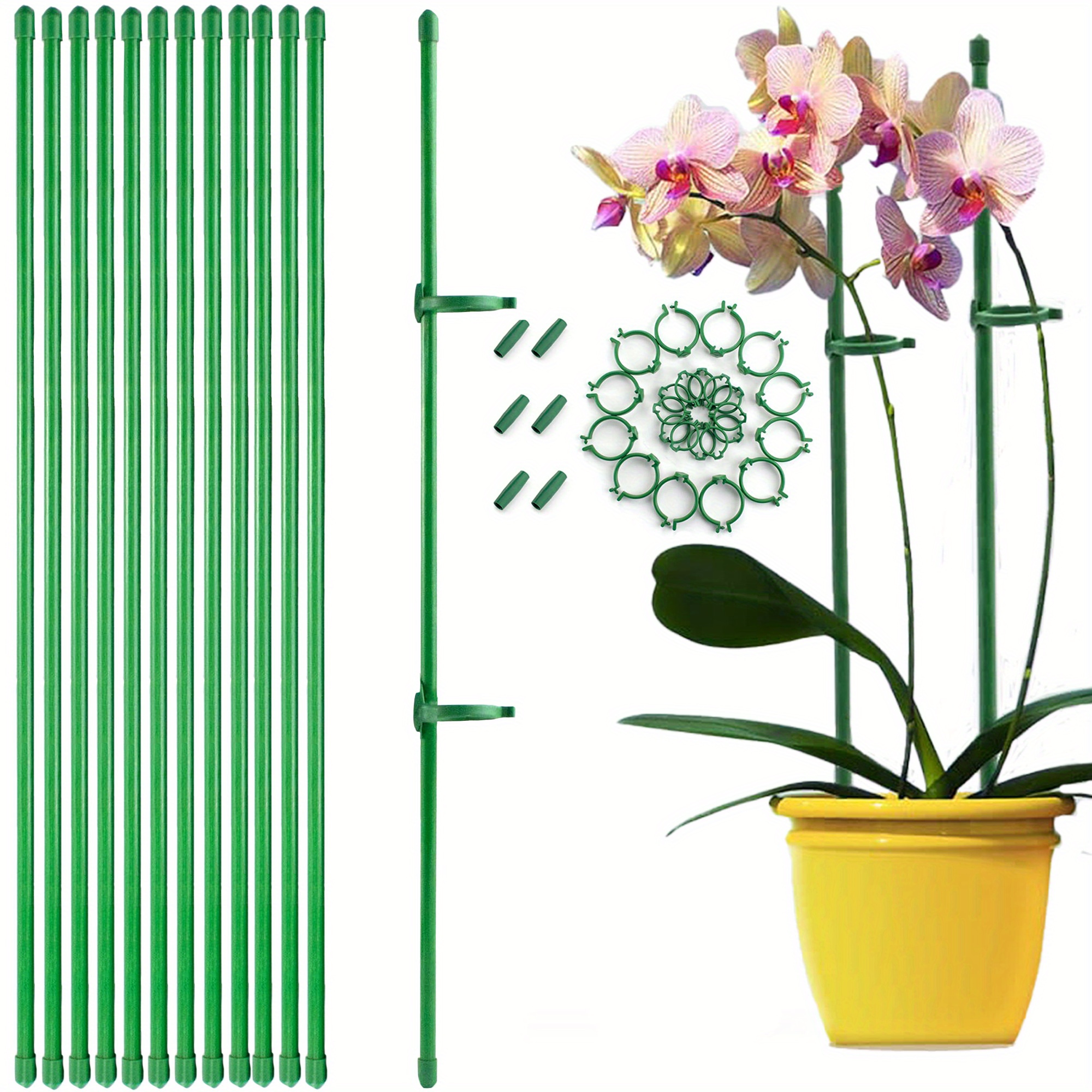 Plant Stakes green Plant Sticks Support plant Support Plant Temu