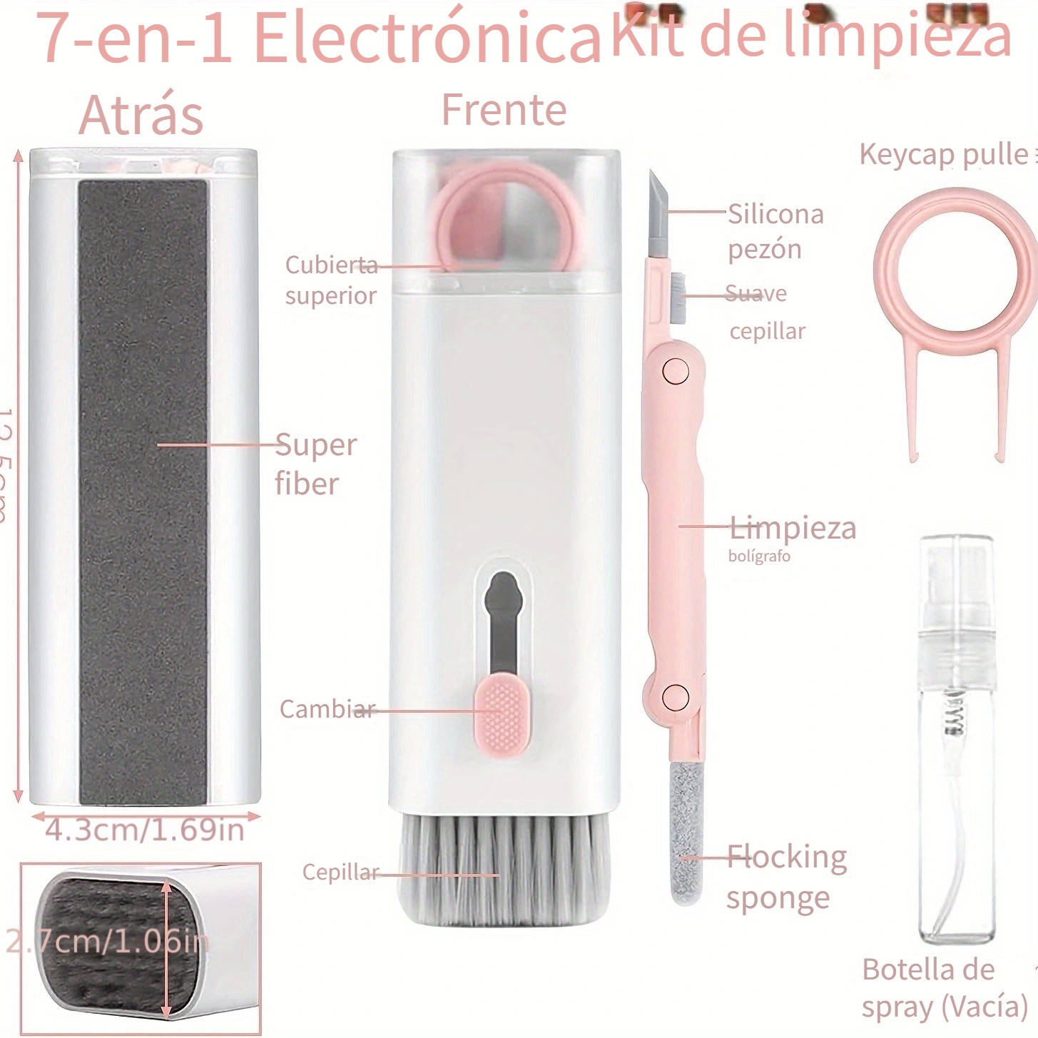 Kit Limpieza Electrónica 7 En 1 Teclado Removedor Teclas - Temu