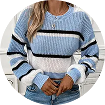 GORGLITTER Women's Graphic Print Crop Cardigan Button Down V-Neck Long  Sleeve Drop Shoulder Crop Sweater Outerwears Blue Small at  Women's  Clothing store