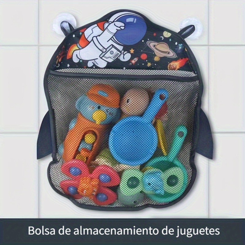 1pc Bolsa De Malla De Baño Con Dibujos Animados De Dinosaurios