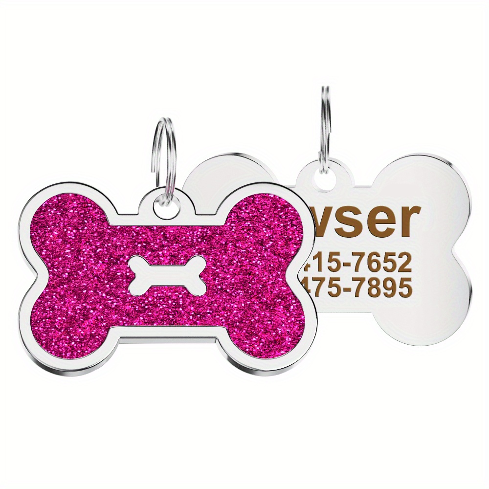 Personalized Dog Id Tags Pets Engraved Dog Name Tag Cat Tags Temu