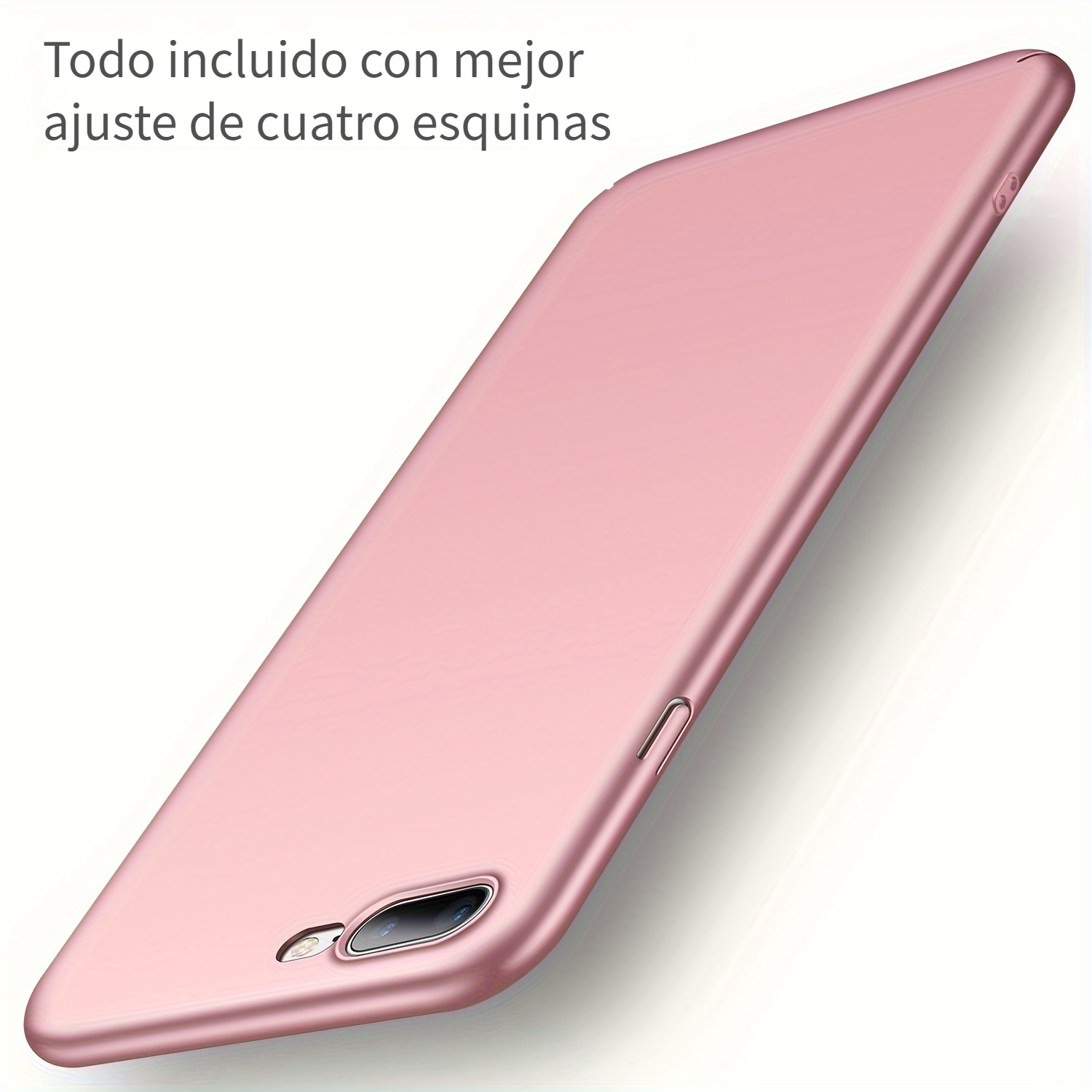 Carcasa IPhone 7 Plus / IPhone 8 Plus Cordón Liso Rosa - Accel