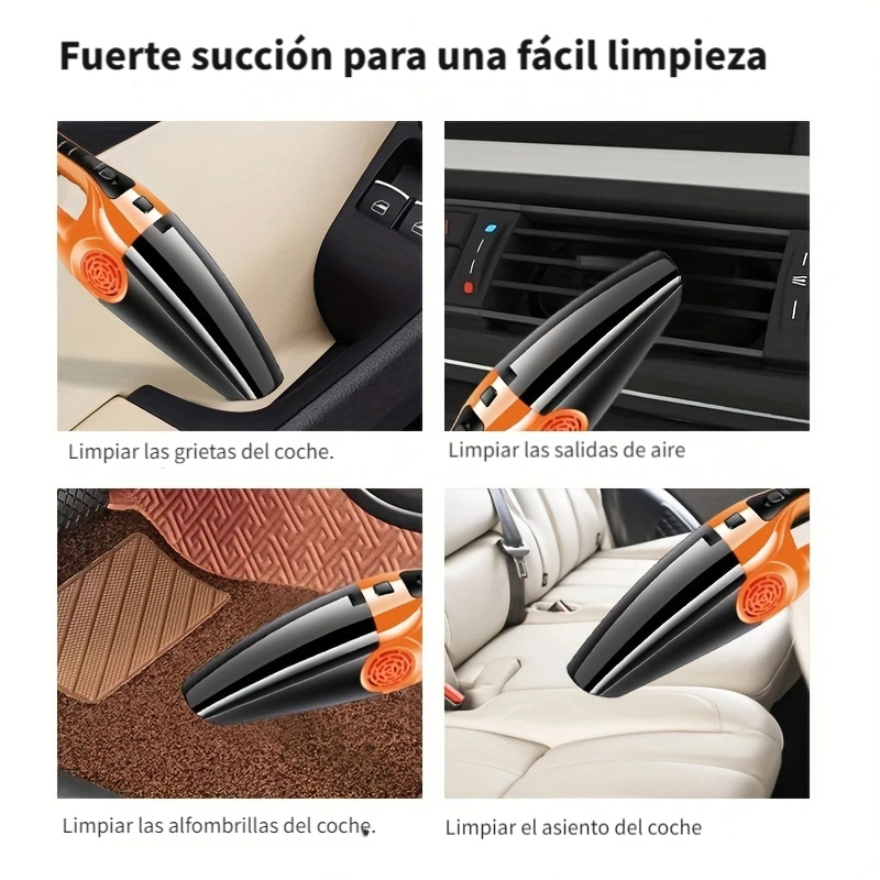 Aspiradora Grande Interiores Automóviles Hogar Gran Potencia - Temu