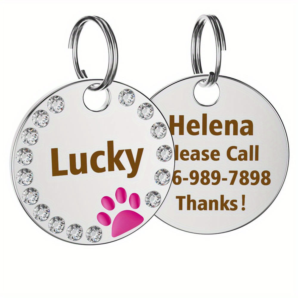 Double sided 2024 pet tags