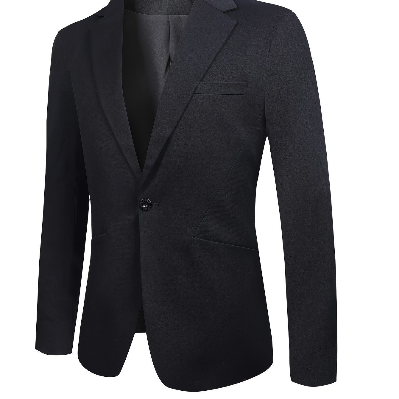 Mens single sale button blazer