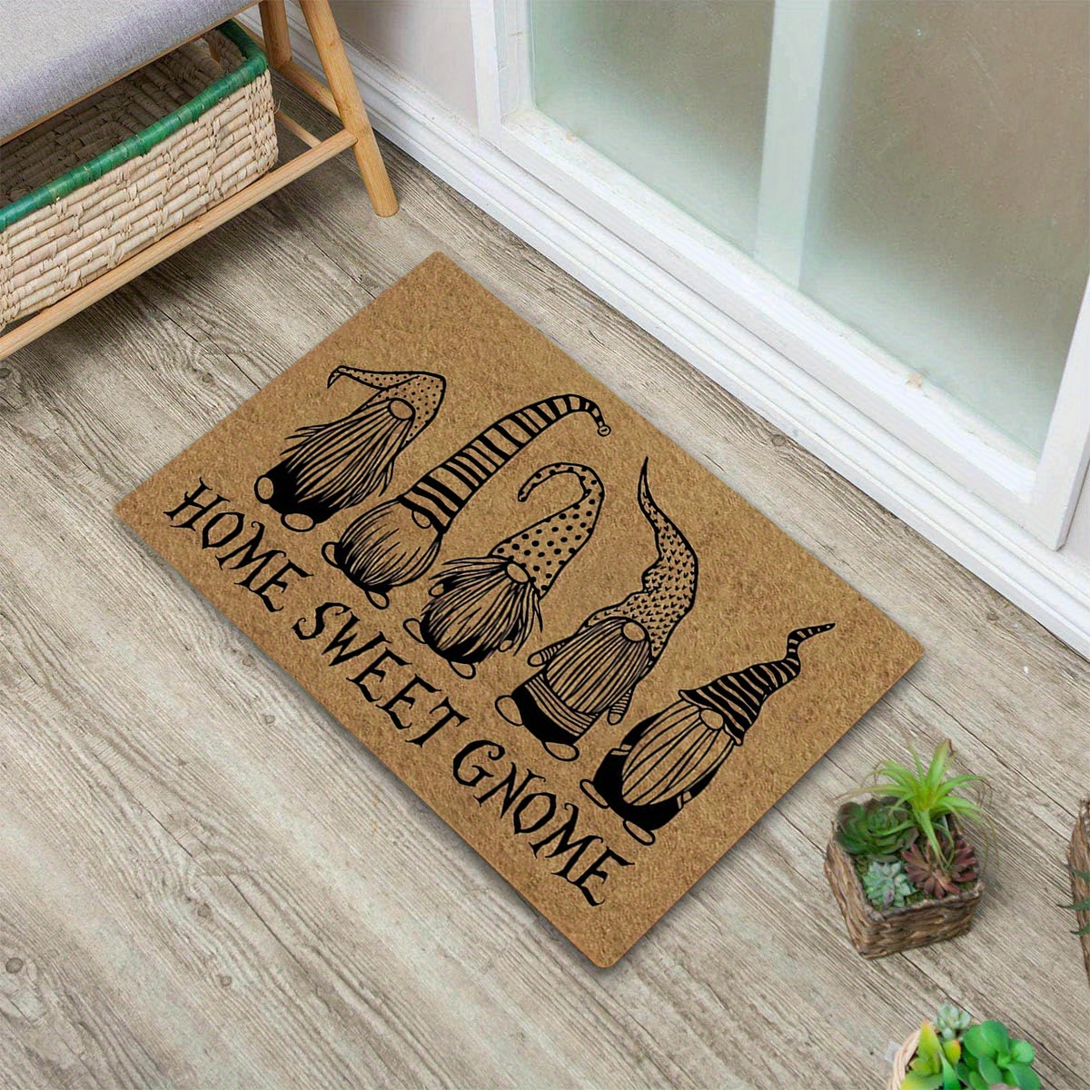 Coir Welcome Mats for Front Door Funny Door Mat Outside Farmhouse