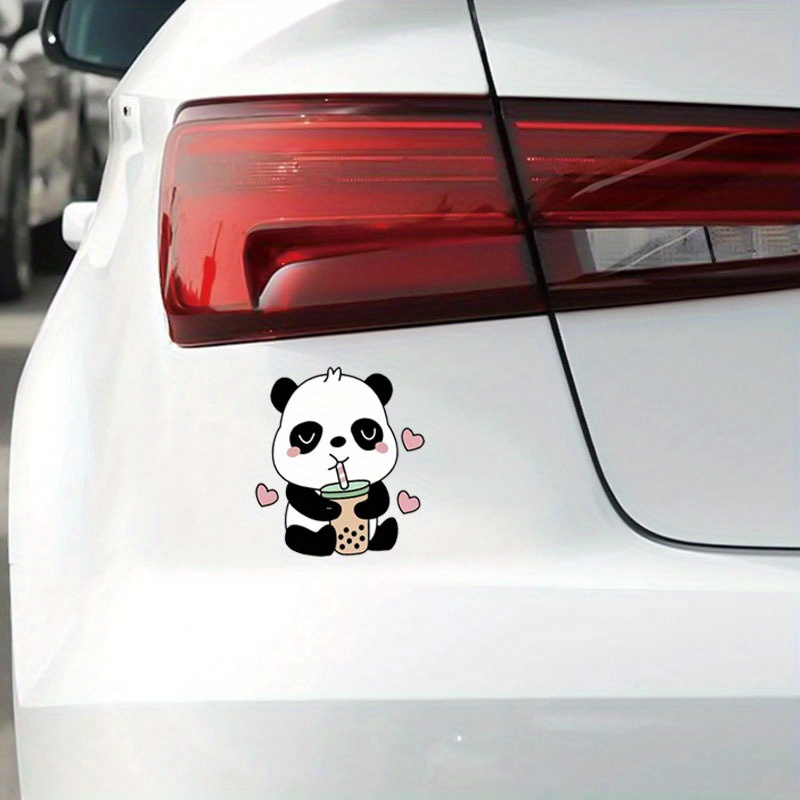 Adesivo Para Carro Desenhos animados grandes da panda da cara