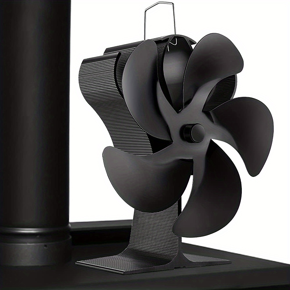 Black Anodizing High Efficiency Heat Powered Wood Burning Accessories Fan -  China Fireplace Wood Burning Fan, Heat Powered Fan