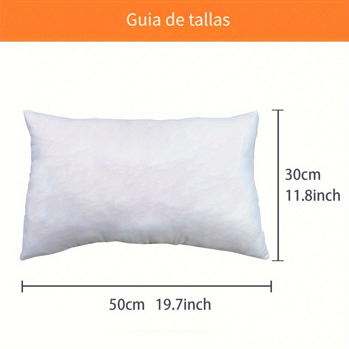 2 Piezas De Inserciones De Almohadas Blancas, Almohadas Cuadradas, Almohadas  Decorativas Para Sofá, Almohadas Suaves Y Esponjosas De Tela Para Cama,  Sofá, Sofá, Coche, Decoración Del Hogar, 18*18 Pulgadas - Temu