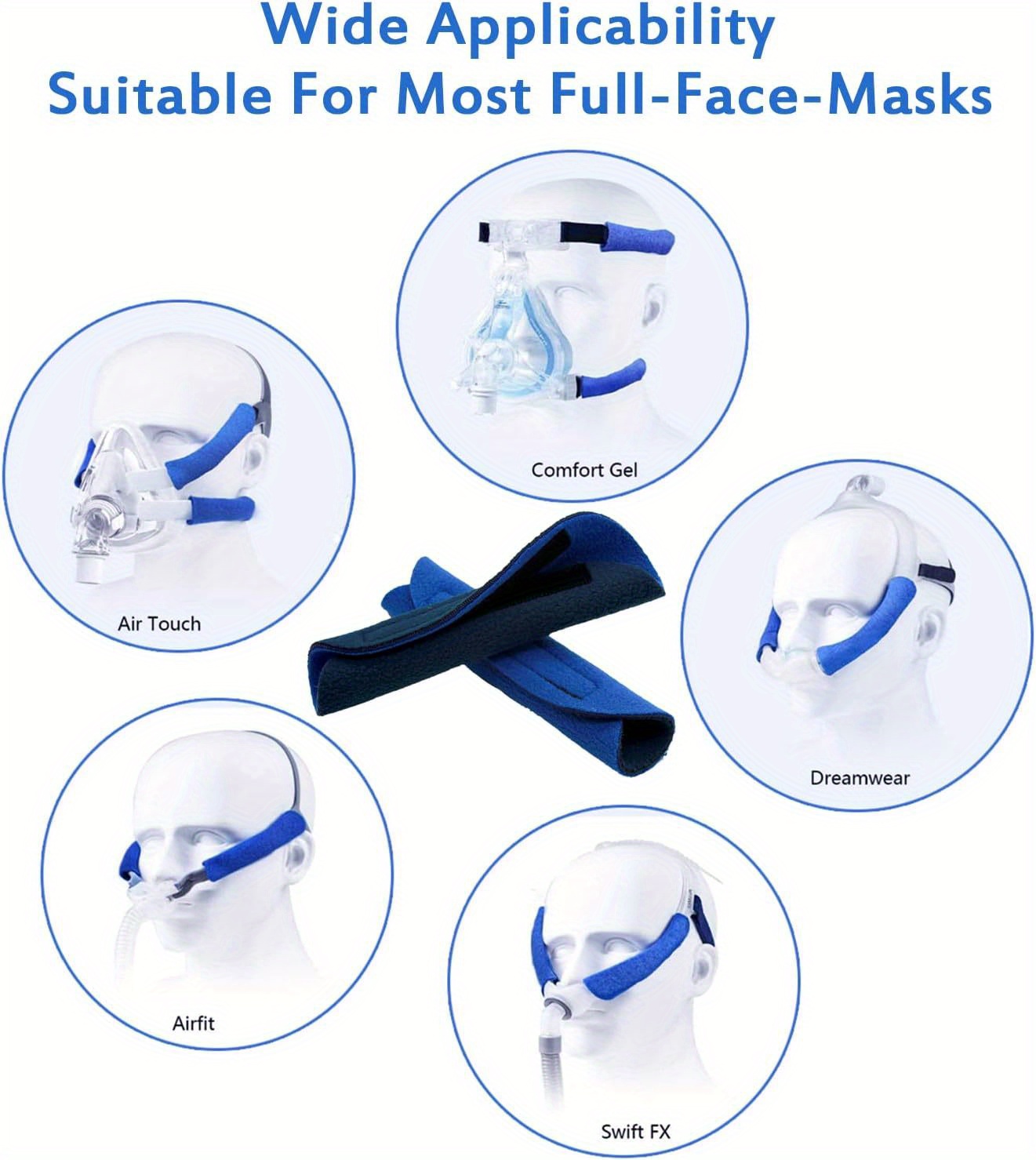 Cpap Mask Strap Covers Face Cushion Cover Cpap Strap - Temu Canada