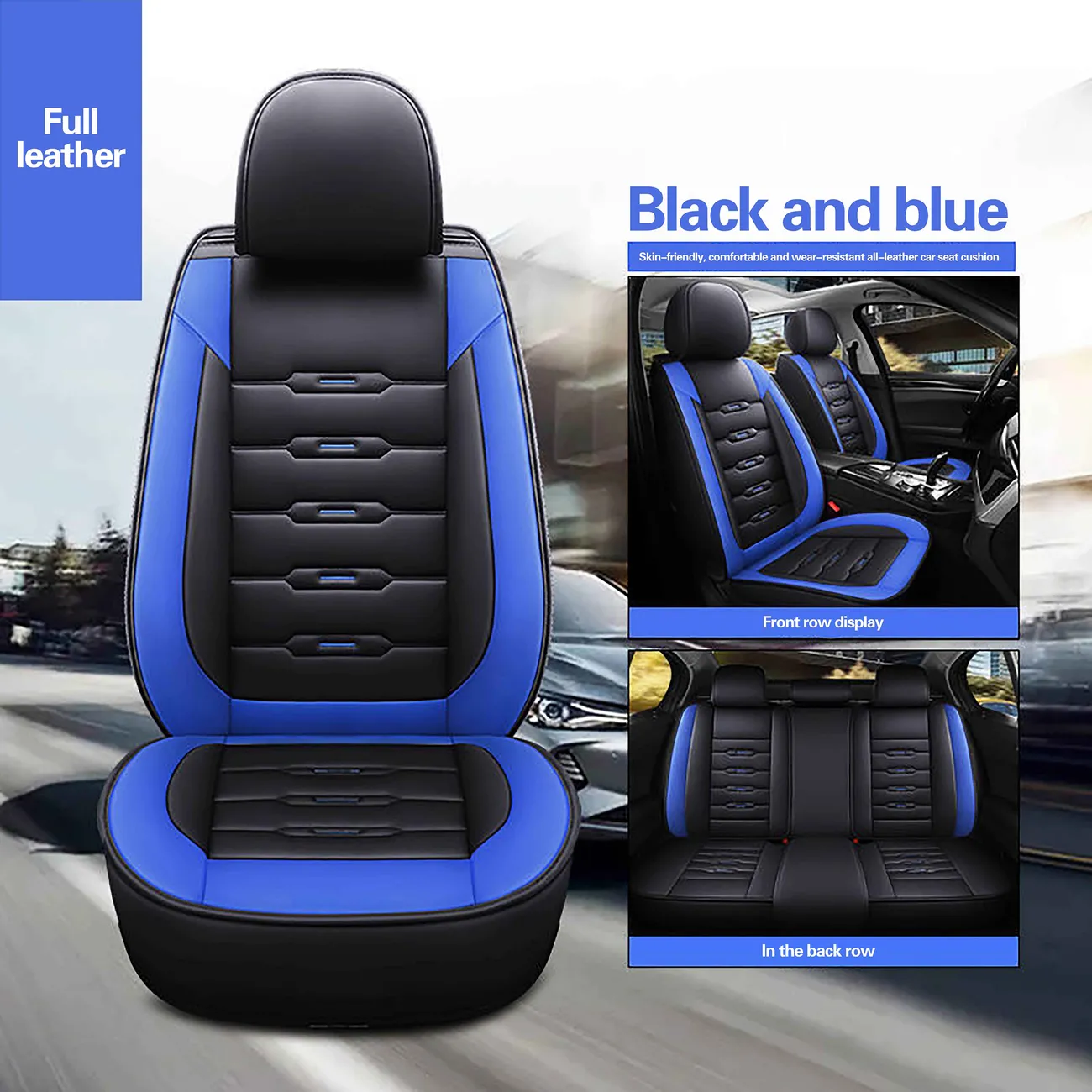 Blau 5 Sitze Autositzbezug SUV Wasserdicht Set Komplettset - Temu Germany