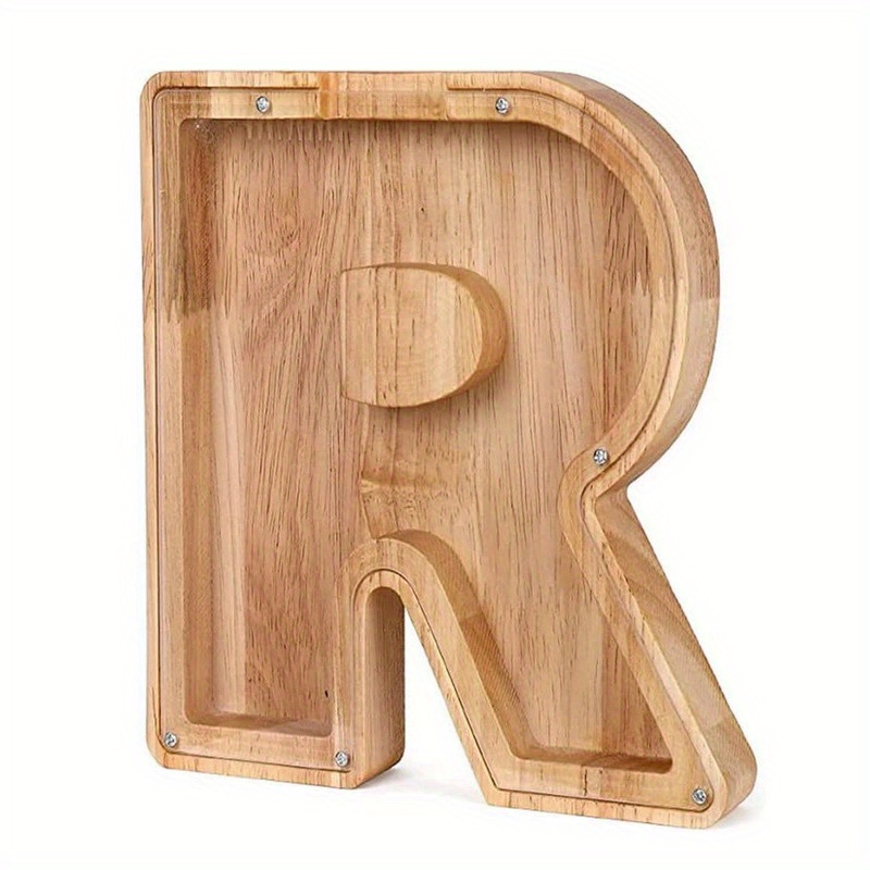 IMIKEYA Letras de madera: 100 letras pequeñas de madera para manualidades,  letras del alfabeto de madera de 0.591 in, kits educativos de letras de