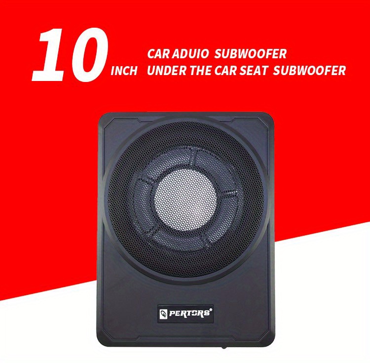 Car seat Sub Woofer12v Active Powered Amplifier Bass - Temu