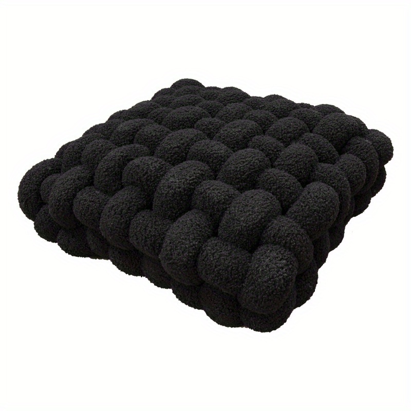 Super Chilled Crew Knot Pillow Large Decorative Throw Pillow Long Throw  Pillow for Bed Sofa, Throw Knotted Pillow Round Pillow Black Checkered (63  *