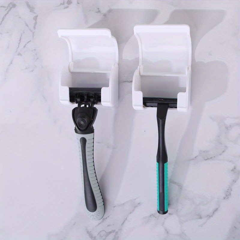 Organize Your Shower with a Razor Hanger and Electric Toothbrush Holder!