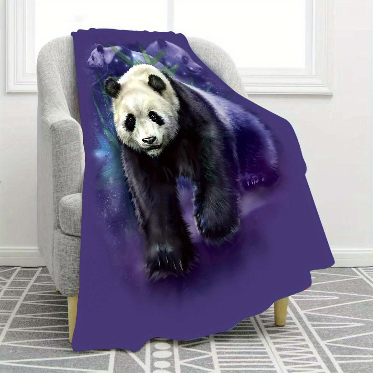 Panda best sale plush blanket