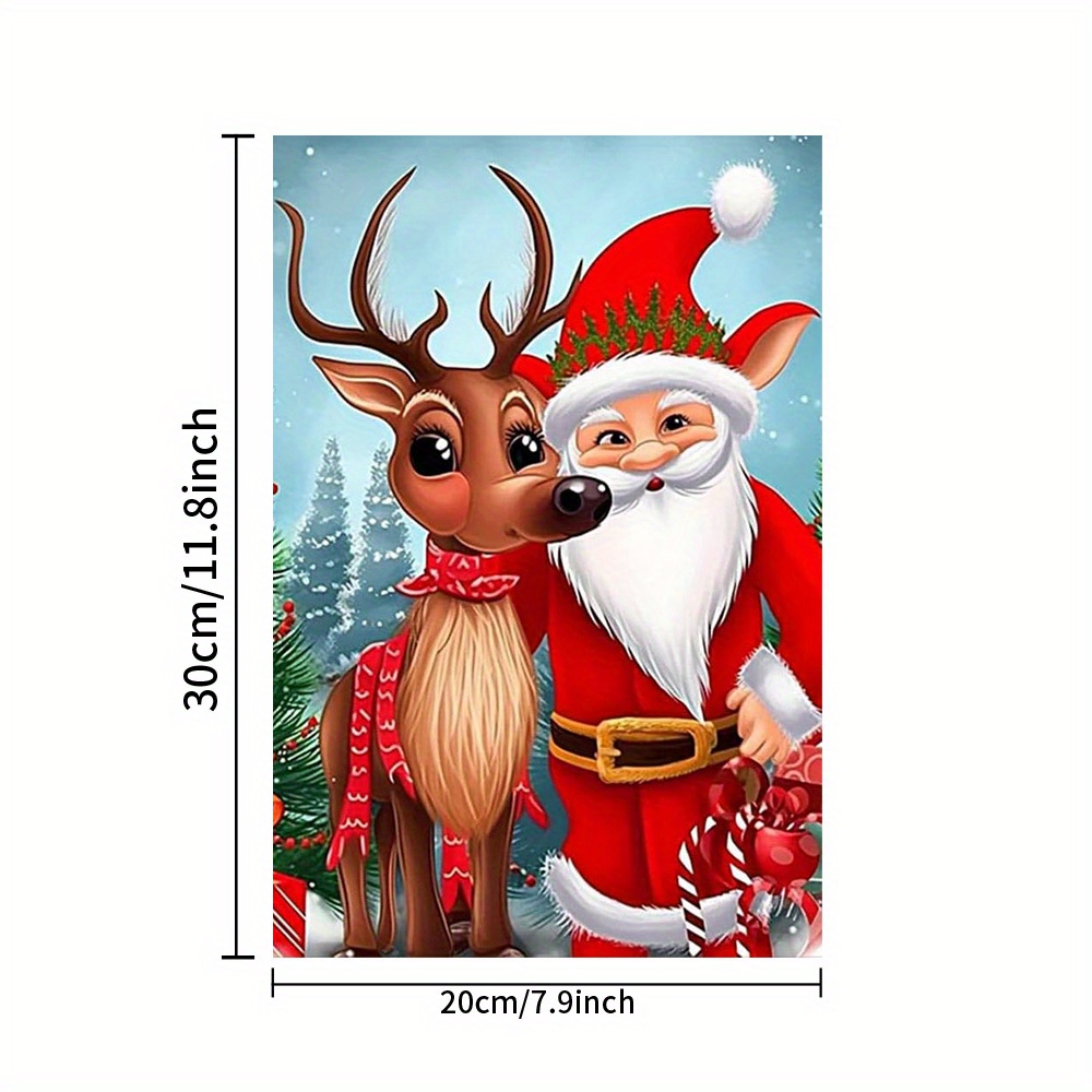 5d Diy Artificial Diamond Painting Cartoon Deer - Temu