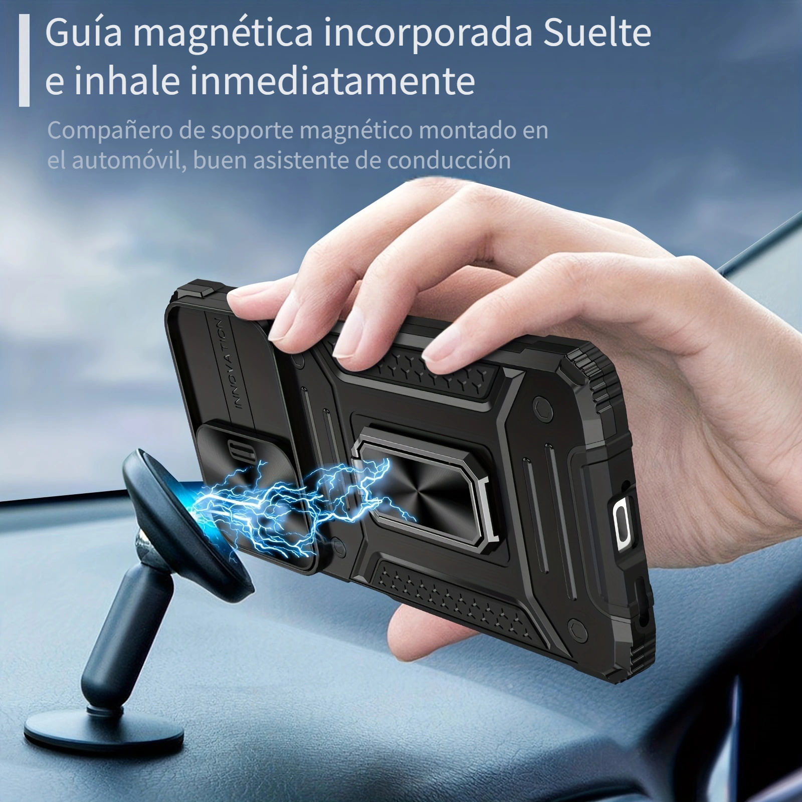 Funda Uso Rudo Con Protector De Camara Deslizante Para Xiaomi Redmi 12