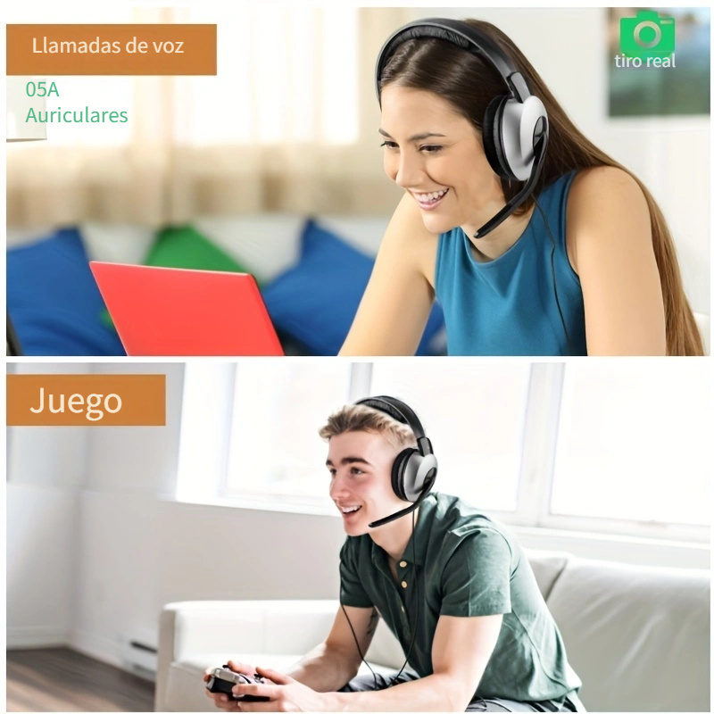 400a/auriculares Auriculares Computadora Inglés Escuchar - Temu